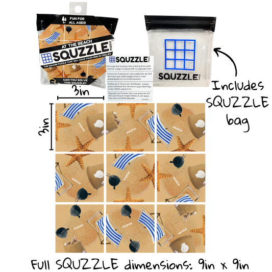 At the Beach Squzzle Puzzle