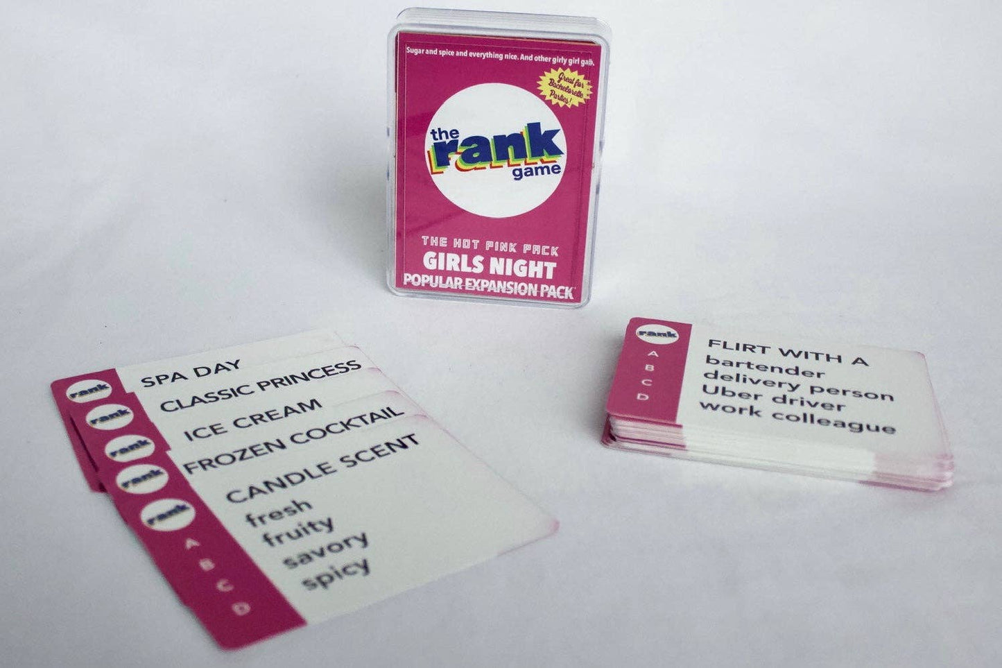 The Rank Game- Expansion & Standalone Pack: Girls Night (Hot Pink Pack)