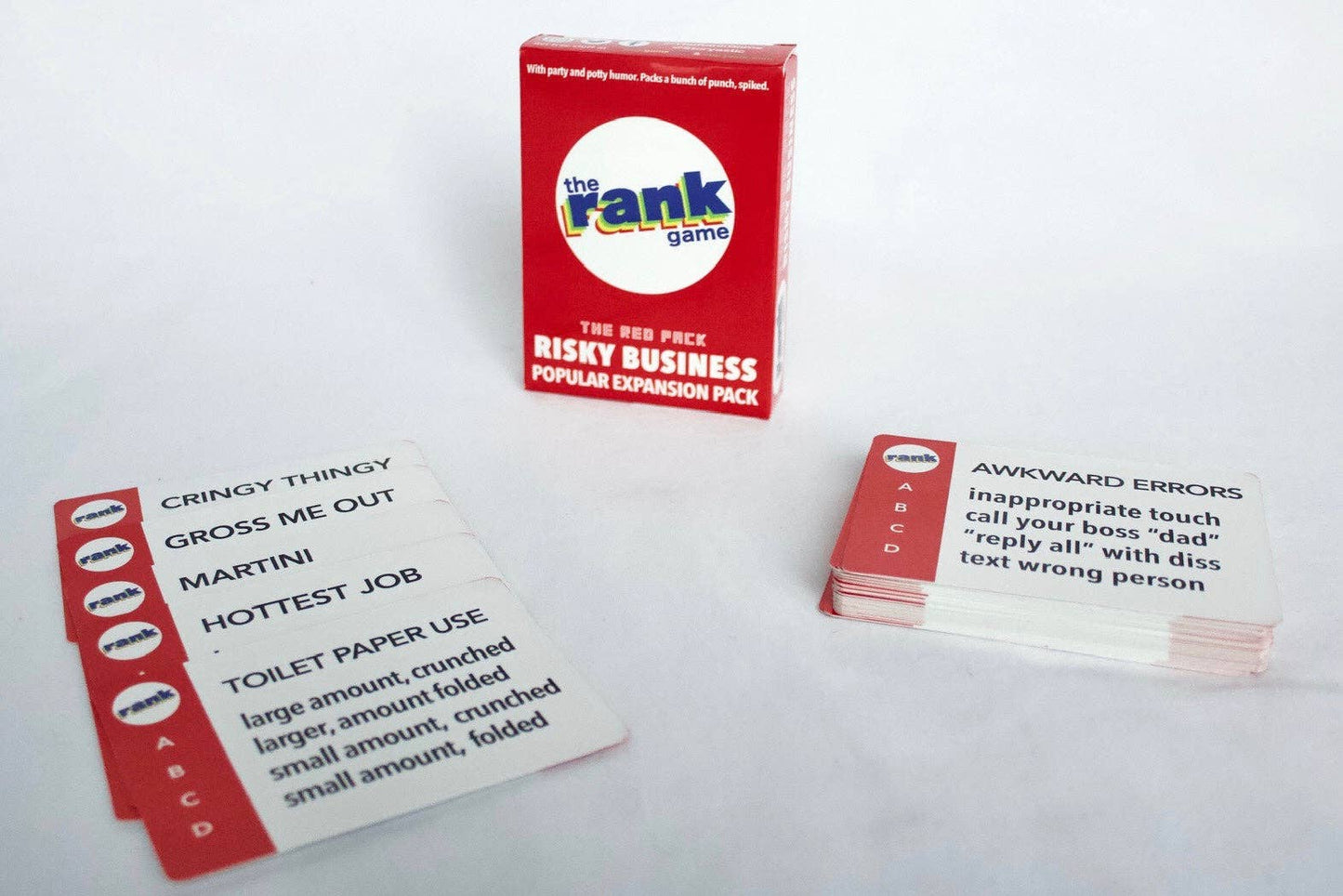 The Rank Game- Expansion Pack: Risky Business (Red Pack)