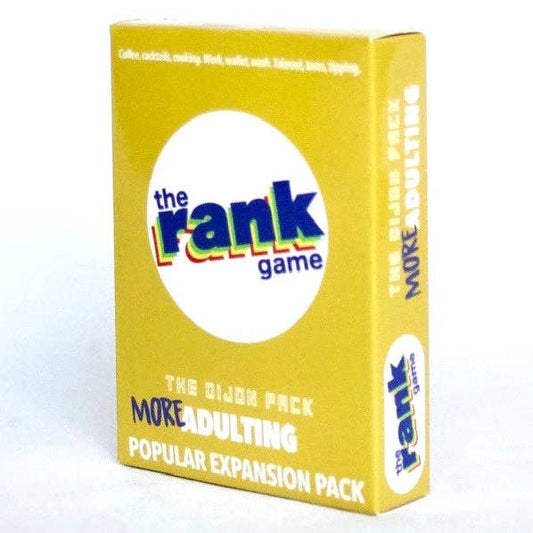 The Rank Game- Expansion Pack: MORE Adulting (Dijon Pack)