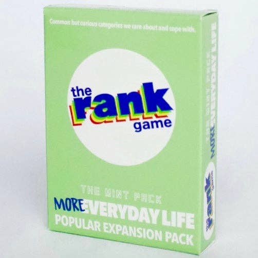 The Rank Game- Expansion Pack: MORE Everyday Life (Mint Pack)