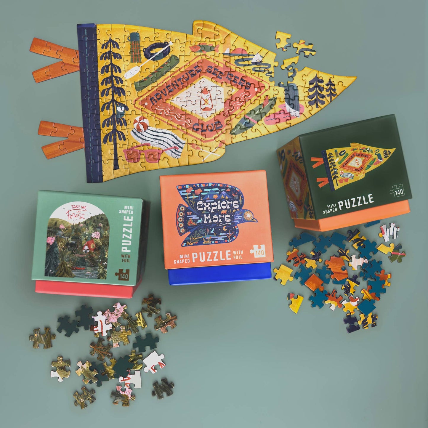 Mini Jigsaw Puzzle- Adventure Seekers Club