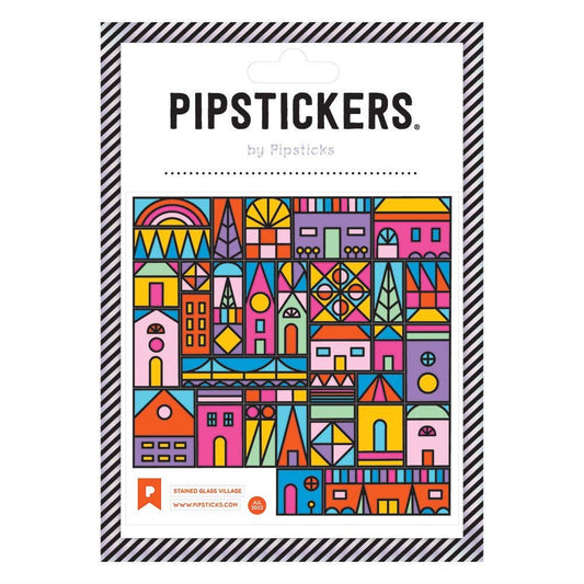 Stained Glass Village Stickers