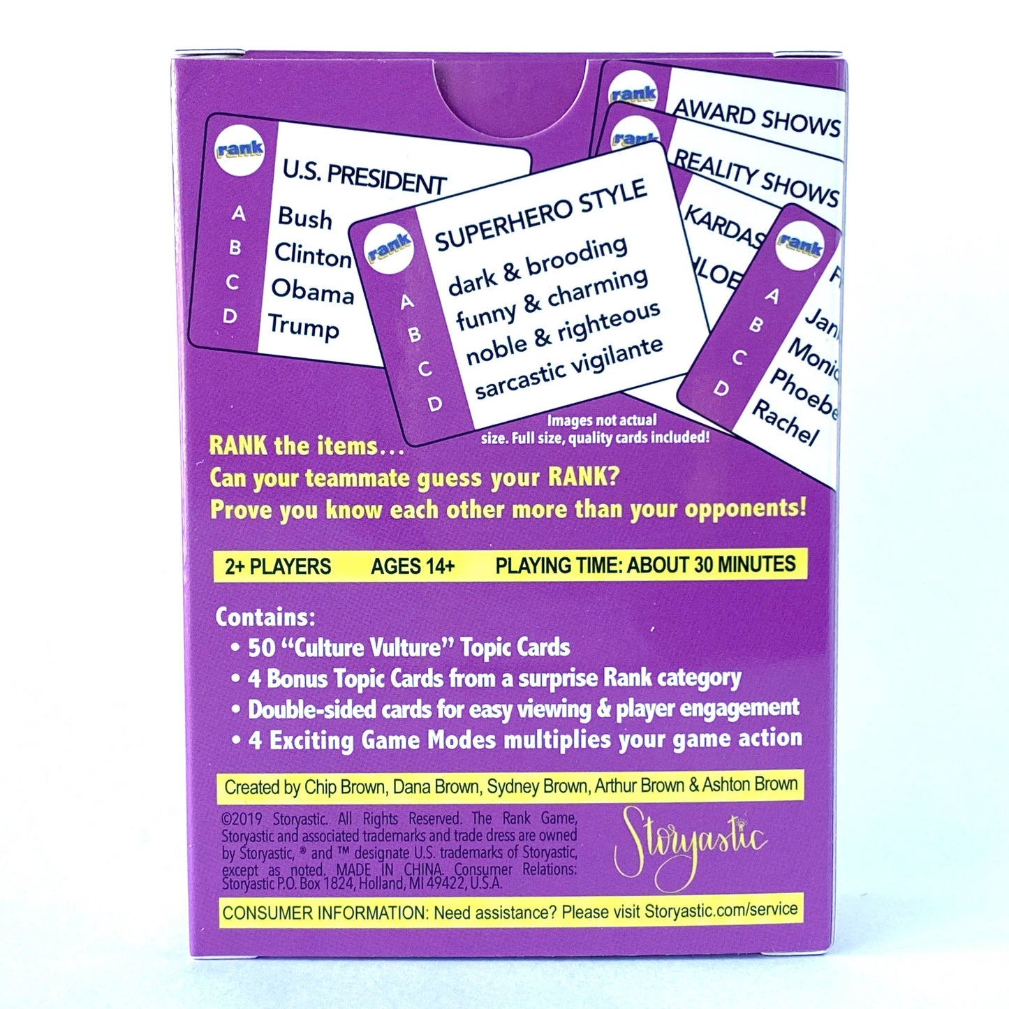 The Rank Game- Expansion Pack: Culture Vulture (Purple Pack)