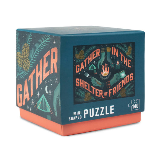 Mini Jigsaw Puzzle- Gather in the Shelter of Friends